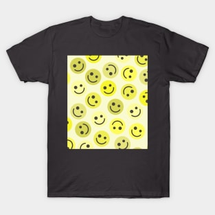 Yellow Happy Faces T-Shirt